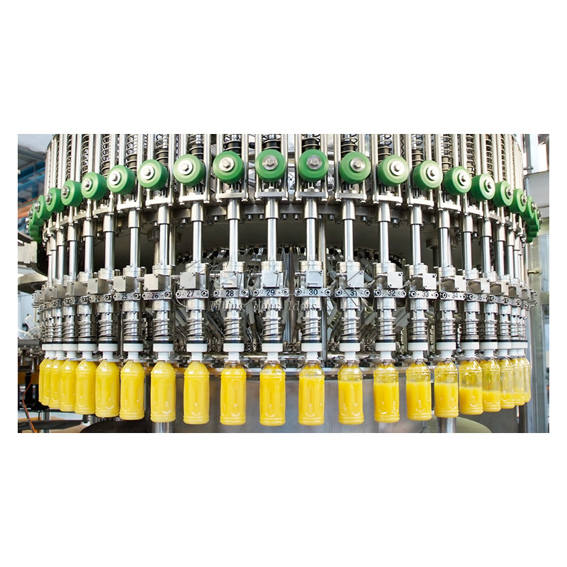 Volledig automatische plastic fles warme vulmachine productielijn